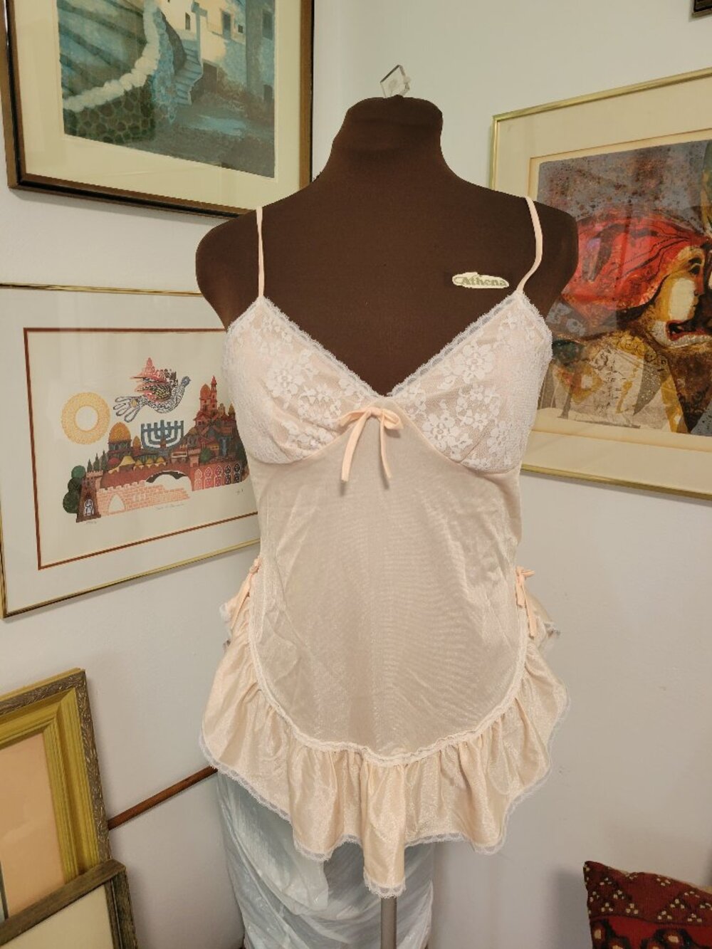 Vintage 80's Baby Doll Camisole Size S